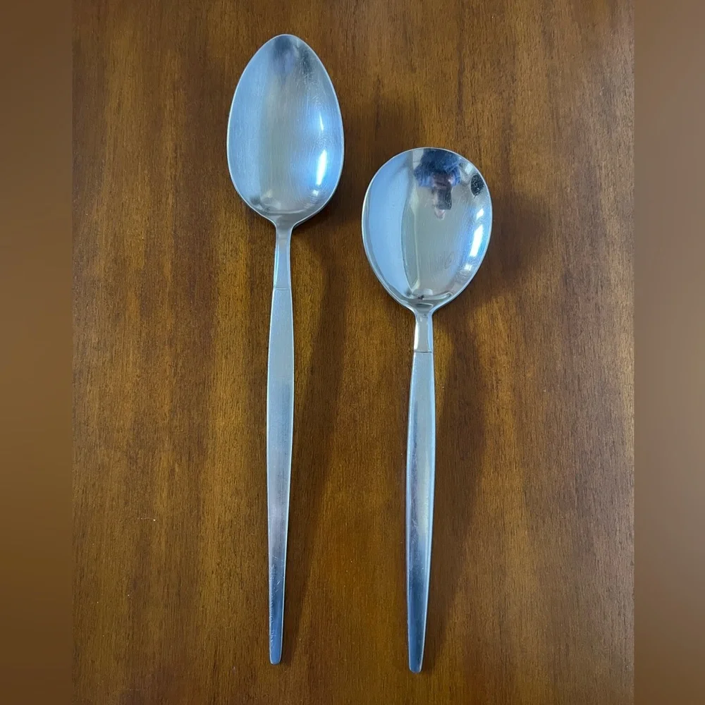 Stanley Roberts Astro Vintage stainless steel serving spoons